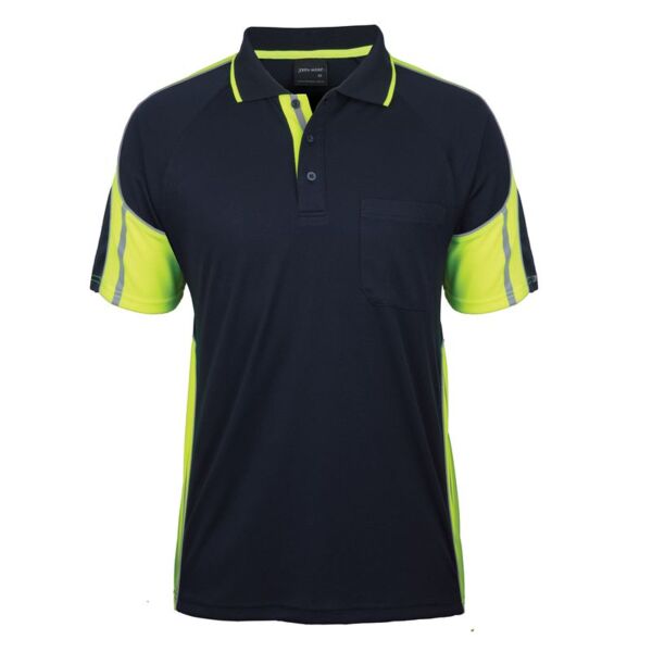 Mens Street Panel Short Sleeve Polo Thumbnail