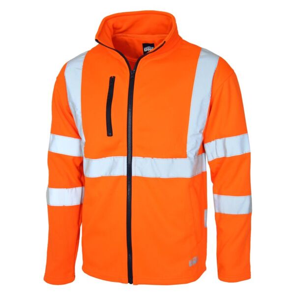 Hi Vis CSR Taped X Back Softshell Jacket Thumbnail