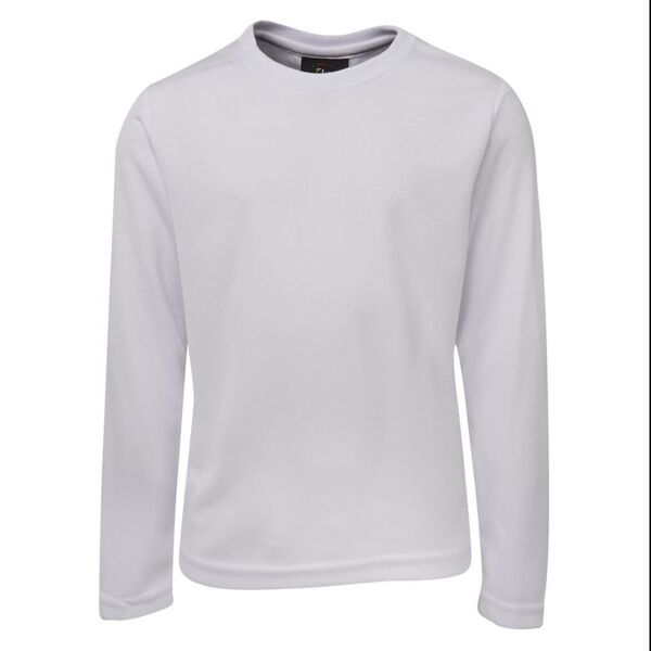 Kids Long Sleeve Poly Tee Thumbnail