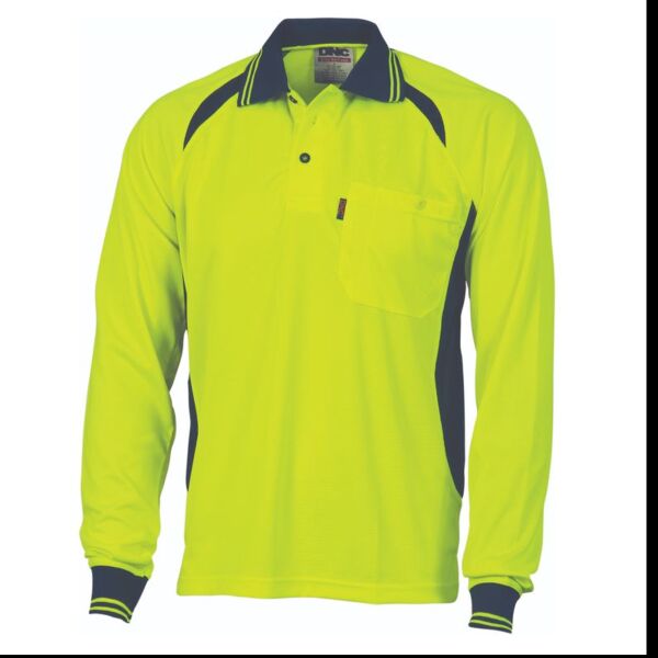 Cool Breeze Contrast Mesh Polo Thumbnail