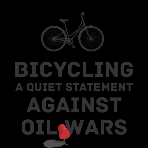 Bicycling a quiet statement against oil wars Thumbnail